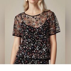 NWT JCrew Collection beaded top